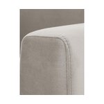 Gray velvet corner sofa (luna)