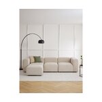 Beige modular corner sofa (lena)