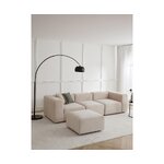Beige modular corner sofa (lena)