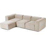 Beige modular corner sofa (lena)