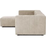 Beige modular corner sofa (lena)
