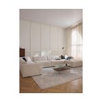 Liels XL modulārs stūra dīvāns (melva) (vesels, kastīte)