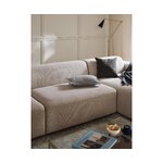 Liels XL modulārs stūra dīvāns (melva) (vesels, kastīte)