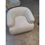 Light beige armchair (Sofia) with cosmetic flaws.