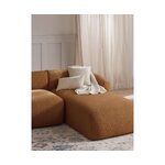 Vaaleanruskea sohvamoduuli (sohva), jossa on kosmeettinen vika