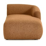 Vaaleanruskea sohvamoduuli (sohva), jossa on kosmeettinen vika