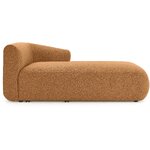 Vaaleanruskea sohvamoduuli (sohva), jossa on kosmeettinen vika