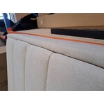 Light continental bed (livia) 200x200 with cosmetic flaws