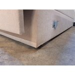 Light continental bed (livia) 200x200 with cosmetic flaws