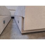 Light continental bed (livia) 200x200 with cosmetic flaws