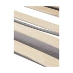 Grey corner sofa bed (luna) with cosmetic flaws