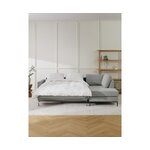 Grey corner sofa bed (luna) with cosmetic flaws