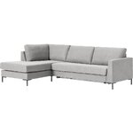 Grey corner sofa bed (luna) with cosmetic flaws