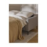 Grey corner sofa bed (luna) with cosmetic flaws