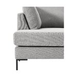 Grey corner sofa bed (luna) with cosmetic flaws