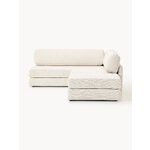 Light Beige Corner Sofa Bed (Ladina)
