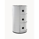 Silver Design Nightstand Componibili (Kartell)