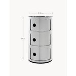 Silver Design Nightstand Componibili (Kartell)
