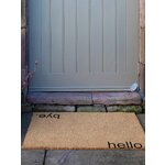 Door mat hello bye (artsy) 40x60