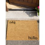 Door mat hello bye (artsy) 40x60