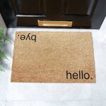 Door mat hello bye (artsy) 40x60