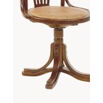 Brūna dizaina masīvkoka atpūtas krēsls (moycor) (vesels, vesels)