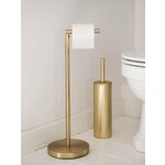 Gold toilet paper holder abbey (andrea house) intact