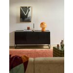 Black solid wood cabinet (lyle)