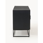 Black solid wood cabinet (lyle)