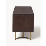 Dark brown solid wood cabinet (luca)