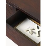 Dark brown solid wood cabinet (luca)