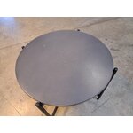Black garden sofa table avisa (2-connect) with beauty flaws