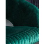 Green velvet office chair murray (gallery direct) intact