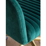 Green velvet office chair murray (gallery direct) intact