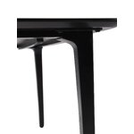 Black solid wood dining table (archie)