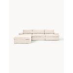 Light beige large modular corner sofa (russell)
