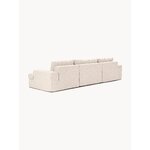 Light beige large modular corner sofa (russell)