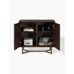 Dark brown solid wood cabinet (luca)