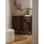 Dark brown solid wood cabinet (luca)