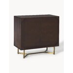 Dark brown solid wood cabinet (luca)