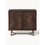 Dark brown solid wood cabinet (luca)