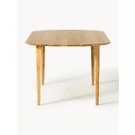 Light brown solid wood dining table (archie) 200x100