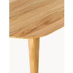 Light brown solid wood dining table (archie) 200x100