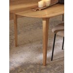 Light brown solid wood dining table (archie) 200x100