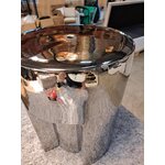 Журнальный столик серебристый (hkliving) с косметическими дефектами.