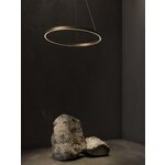 Golden led pendant light rim (maytoni) intact