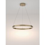 Golden led pendant light rim (maytoni) intact