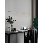 Zelta dizaina LED piekarināmais lukturis Elettra (Nova Luce)