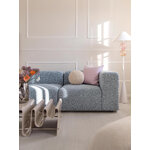 Light beige Teddy fabric Decorative Pillow Dotty (WW) Ø30