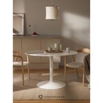 Valge Marmorist Ovaalne Söögilaud (Miley)